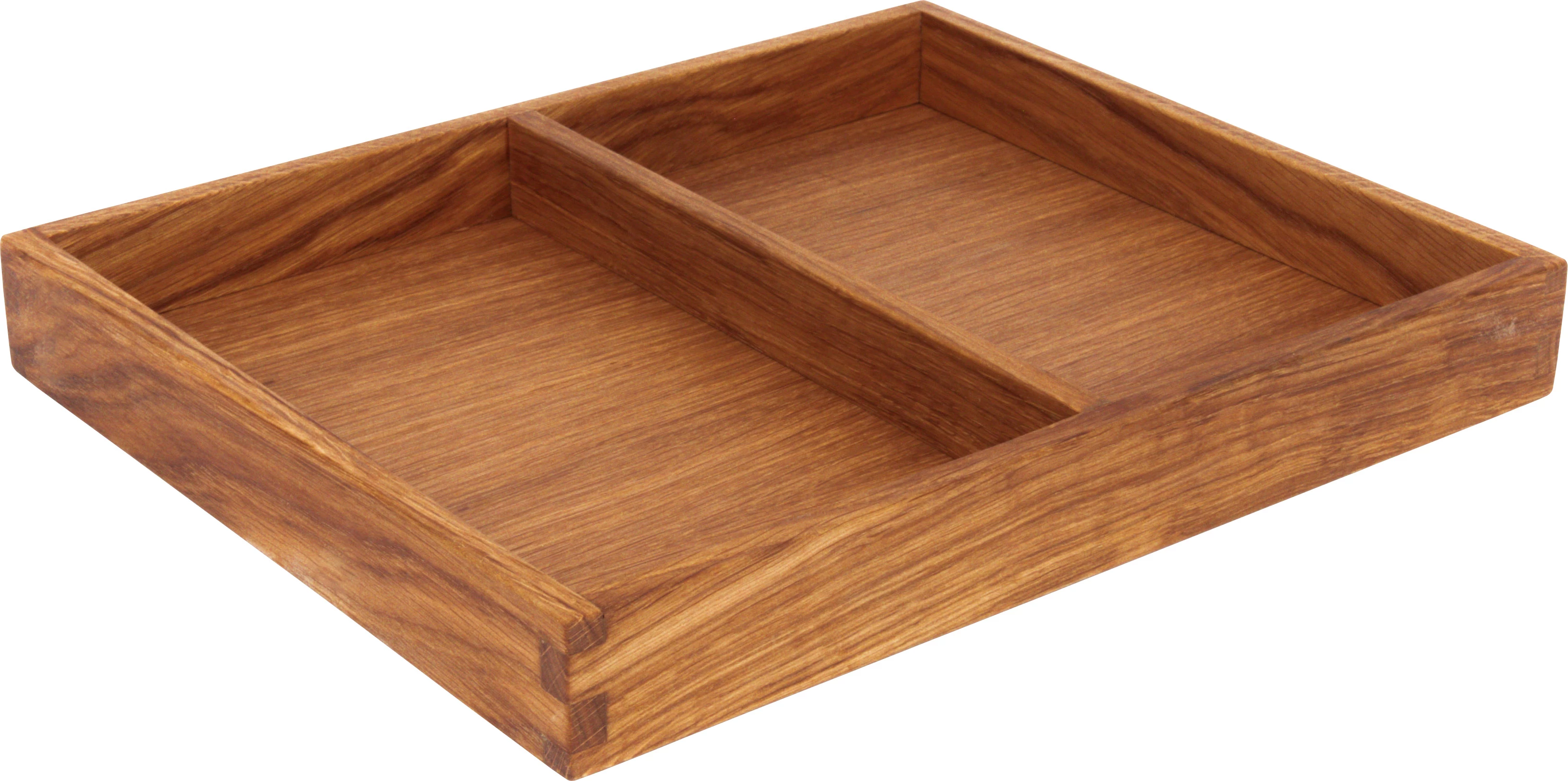 Steelwood Concept Copenhagen trækasse med 2 rum, eg, 1/2 GN, H4 cm
