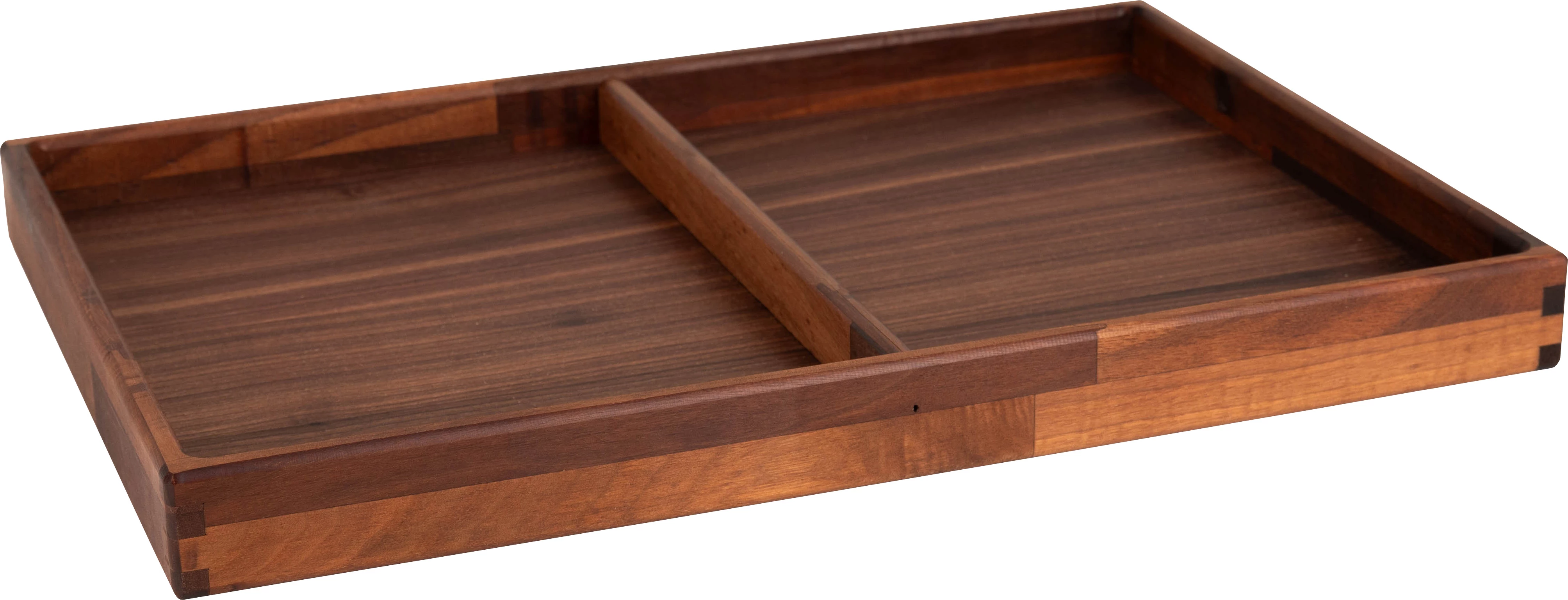 Steelwood Concept Copenhagen trækasse med 2 rum, valnød, H4 cm