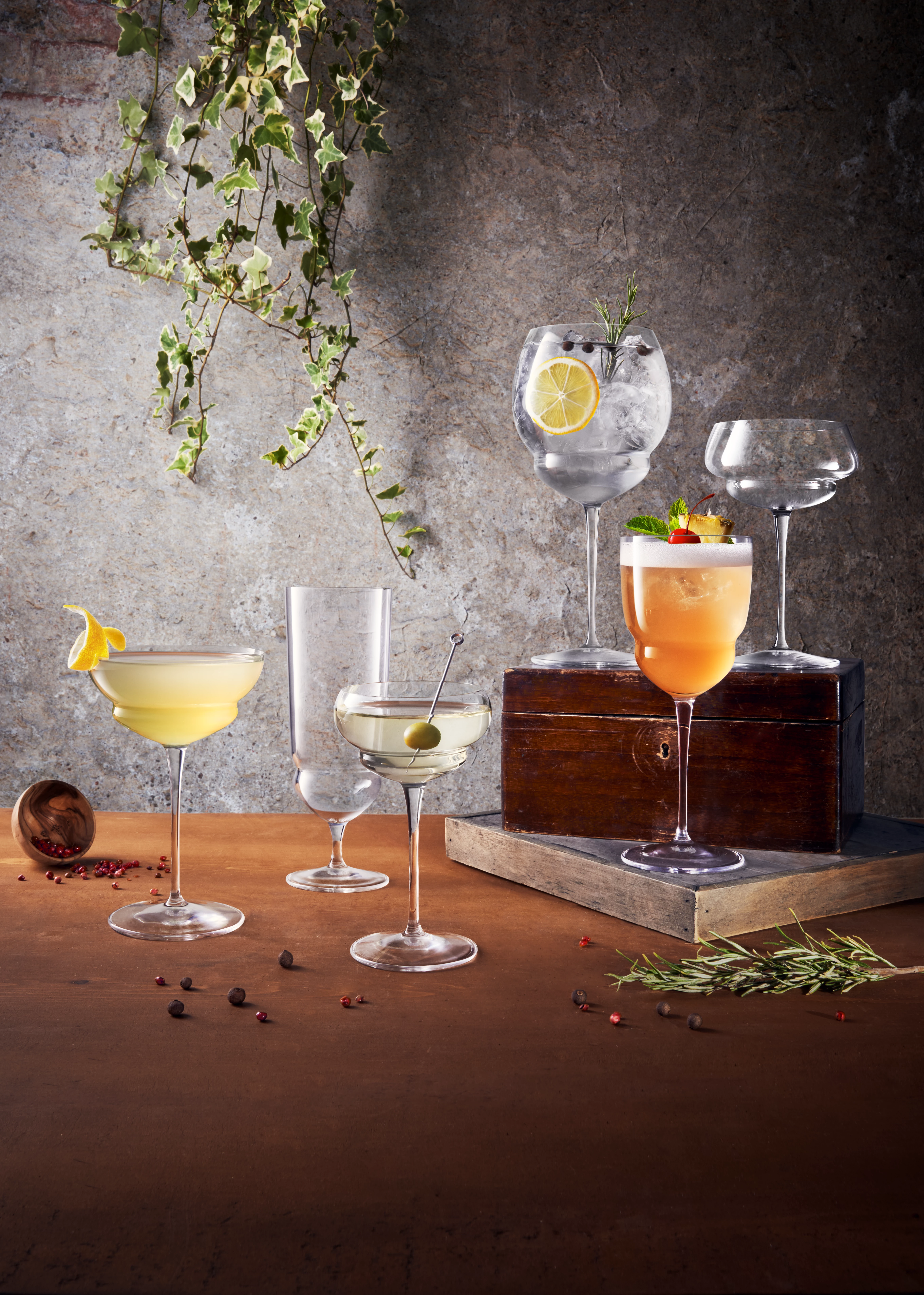 Bormioli Rocco Backdoor '20s gin- og tonicglas, 80 cl, H23,5 cm