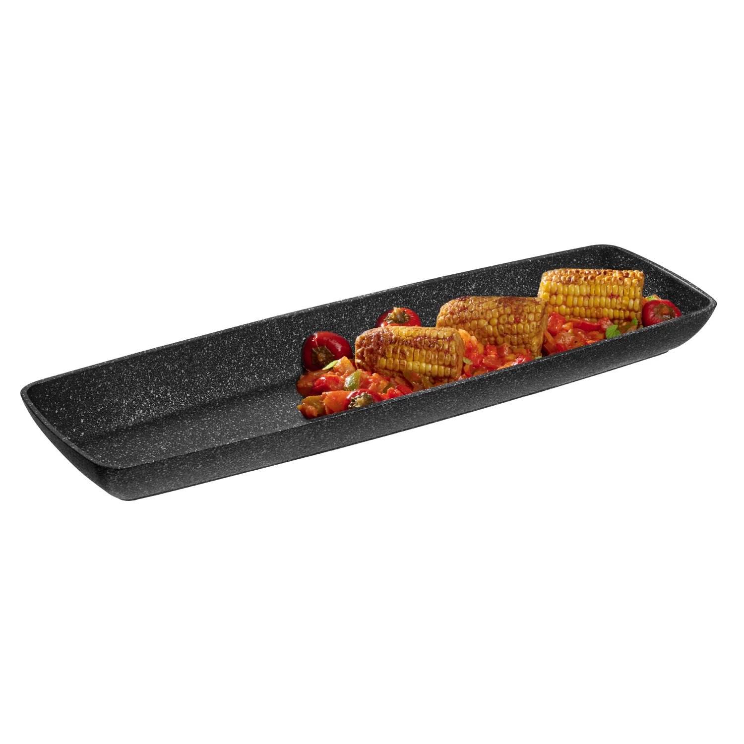 APS Frostfire fad, granit, 2/4 GN, H4,5 cm
