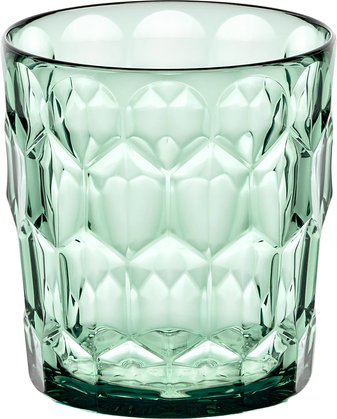 Guzzini Vanity drikkeglas, grøn bioplast, 36 cl, H9,2 cm