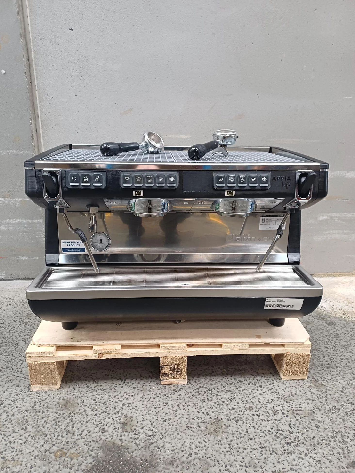 Simonelli Espressomask Appia Life 2gr VOL