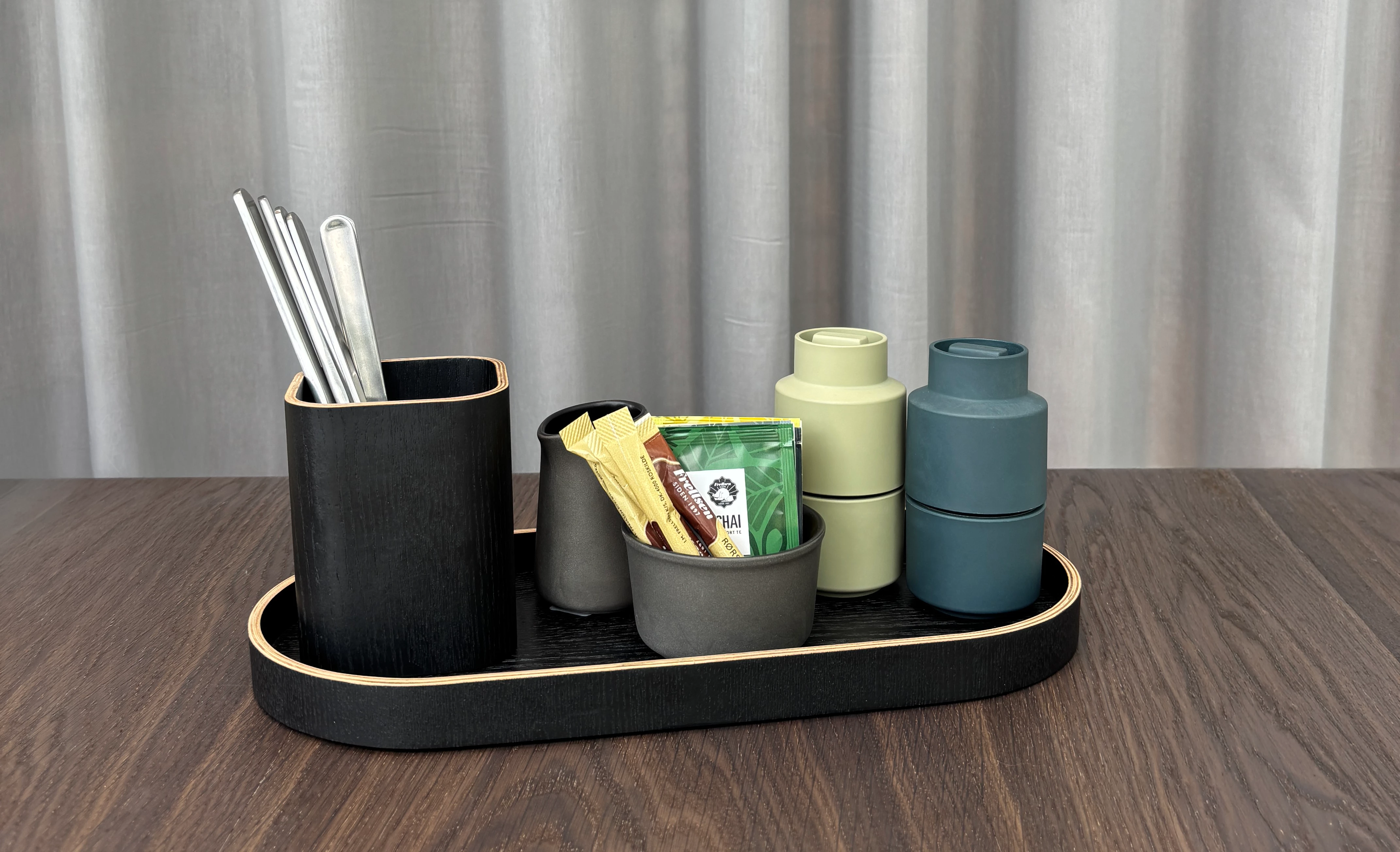 Figgjo Premium Stoneware Tilt skål, sort, 15 cl, ø8,5 cm