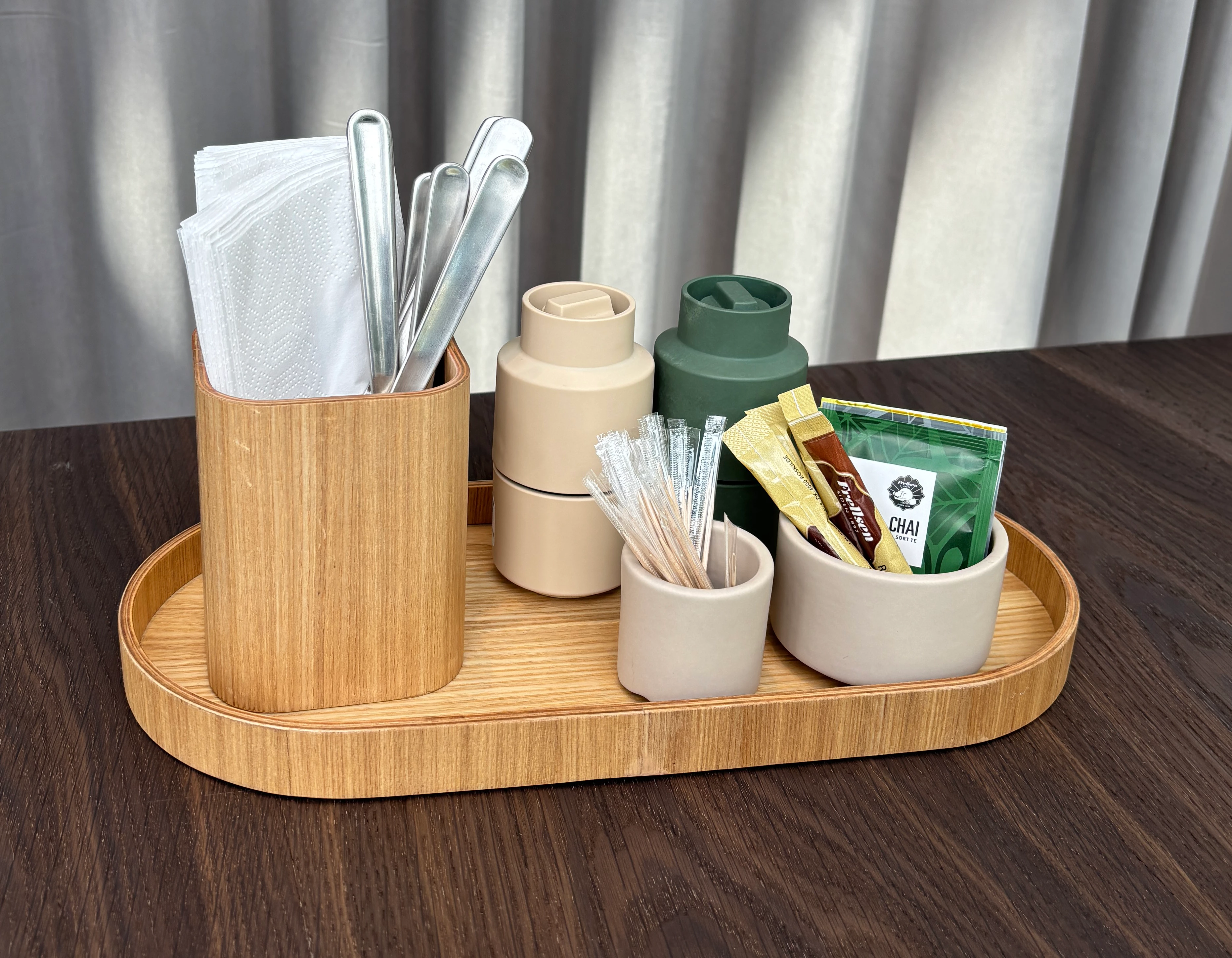 GenWare oval bakke, askefinér, 35 x 16,5 cm