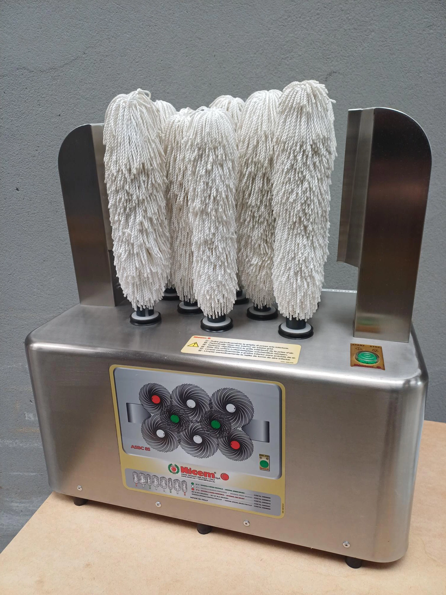 Nicem Glaspudsemaskine ASBC 8S