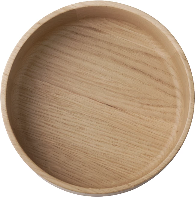 APS The Grid skål, egetræ, 72 cl, ø16 cm