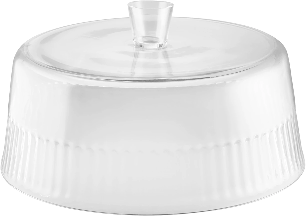 APS Valo kageklokke, glas, ø30 cm, H16 cm