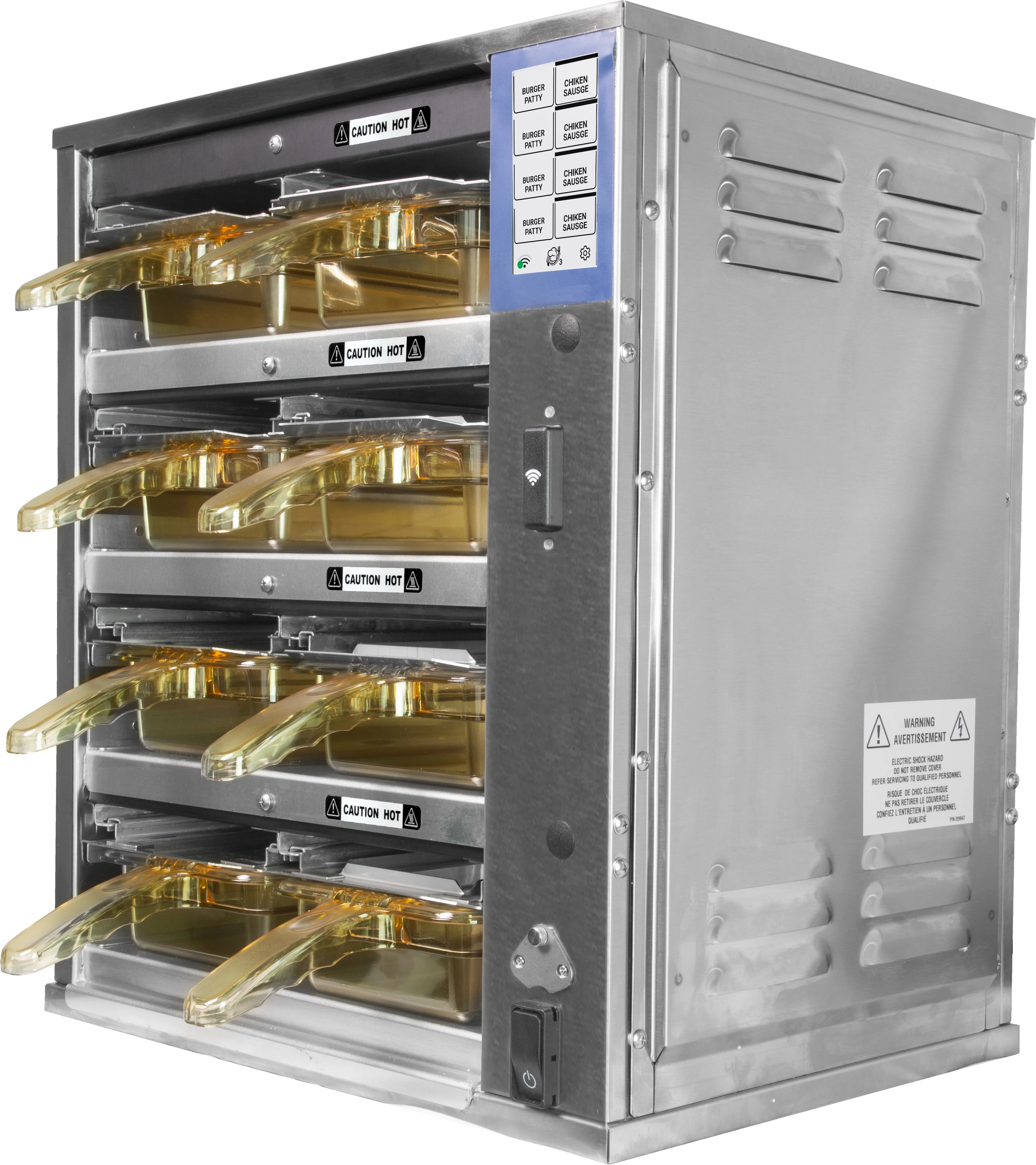 Duke varmeskab RFHU-42 ReadyFlex 4x2, 1/3 GN, 100 mm