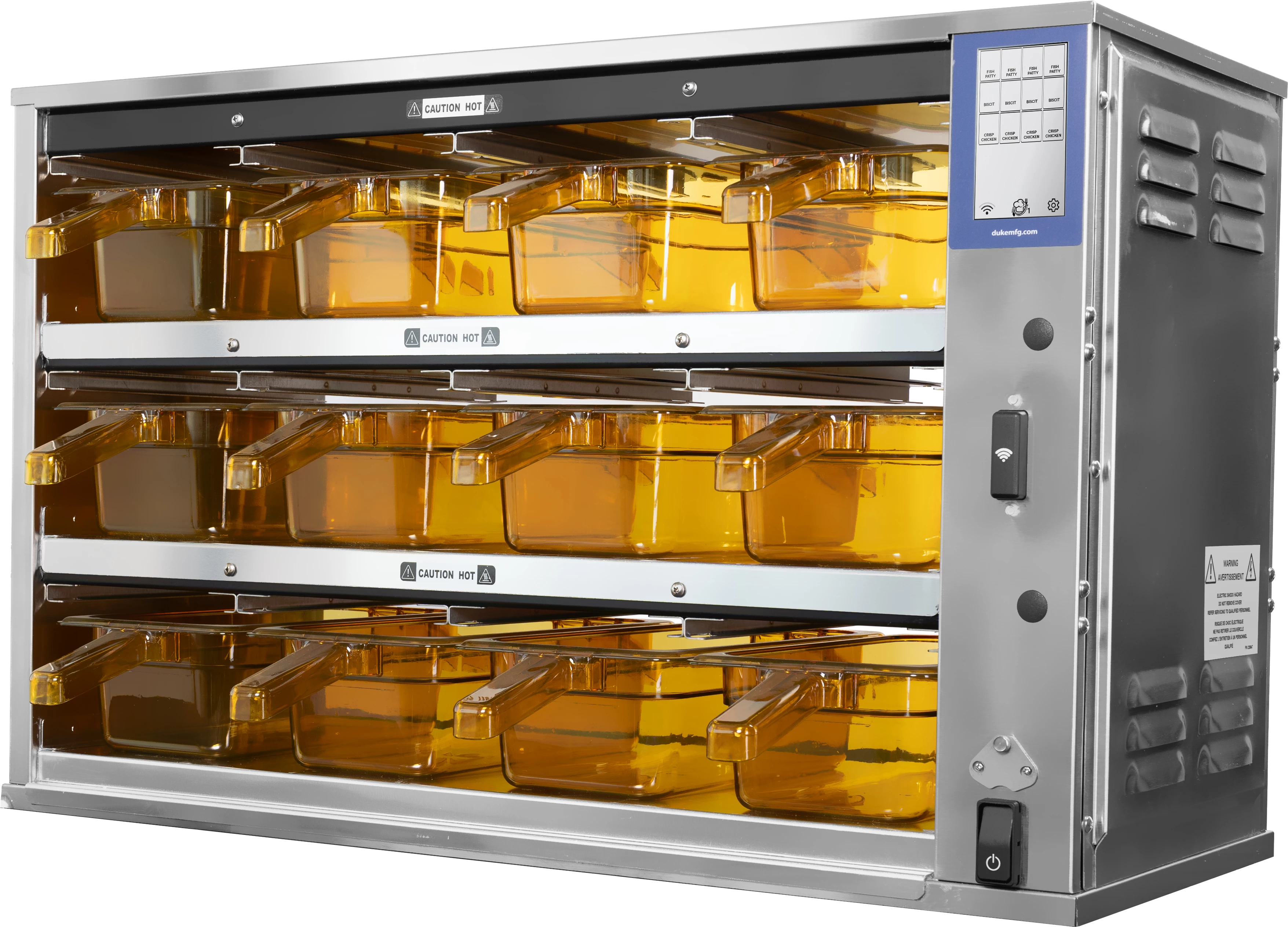Duke varmeskab RFHU-34 ReadyFlex 3x4, 1/3 GN, 65 mm