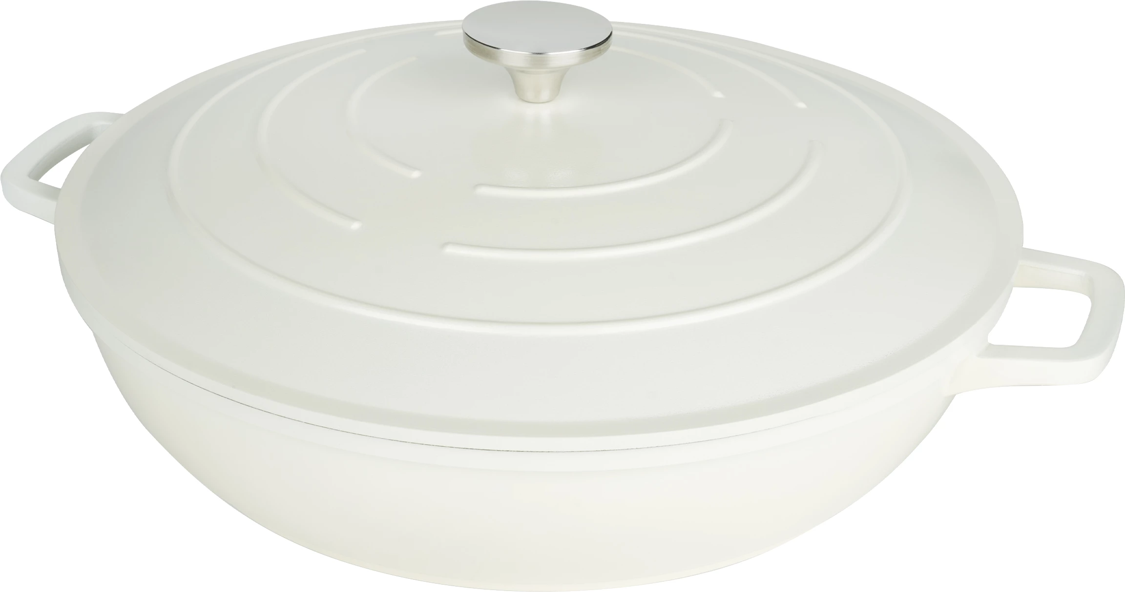 Commichef gryde, råhvid, alu/non-stick, 2,8 ltr., ø20 cm