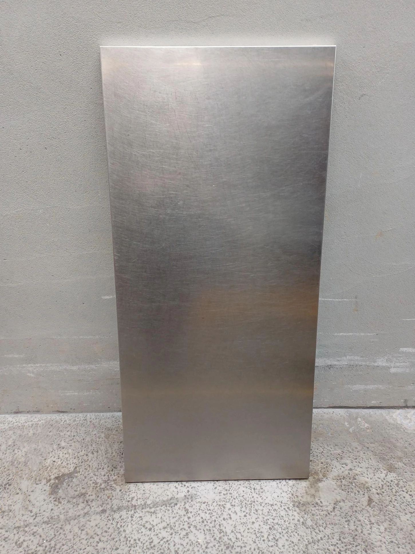 Rustfri bordplade 1400x650 mm