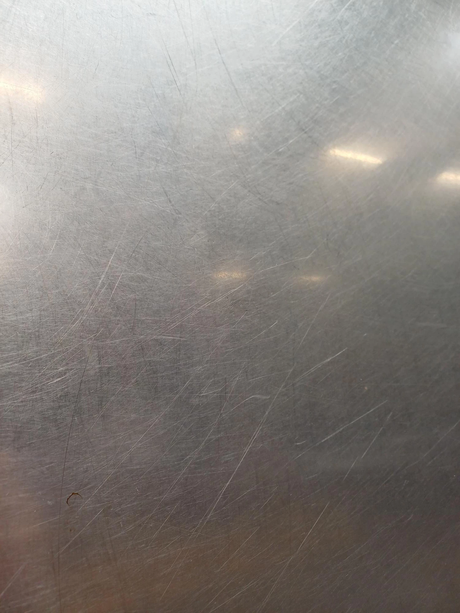 Rustfri bordplade 1400x650 mm