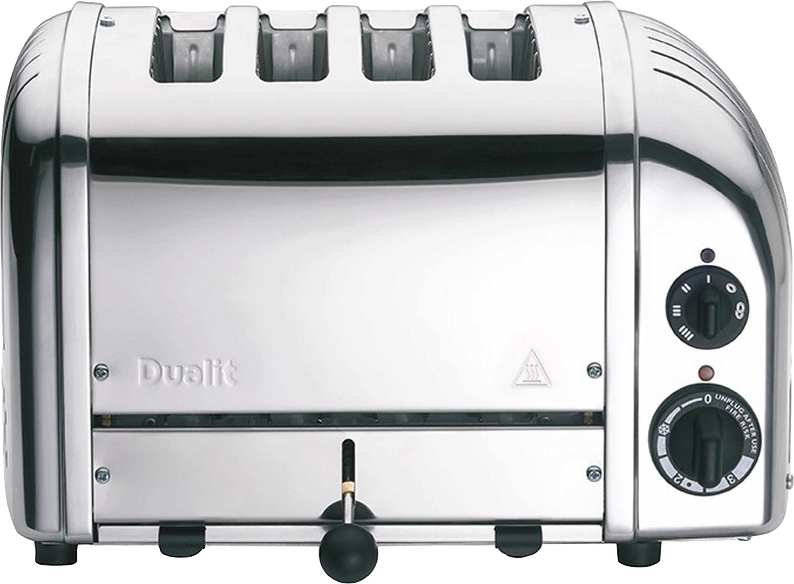 Dualit brødrister, 4 skiver, krom