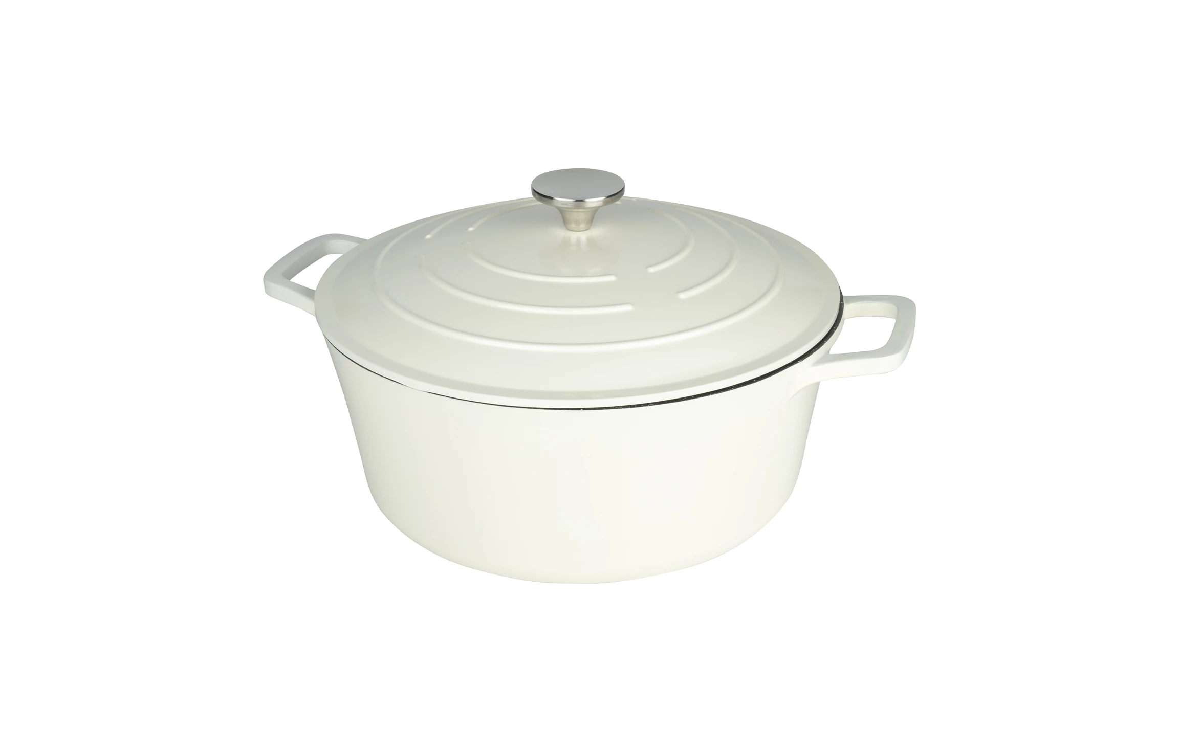 Commichef gryde, råhvid, alu/non-stick, 2,8 ltr., ø20 cm