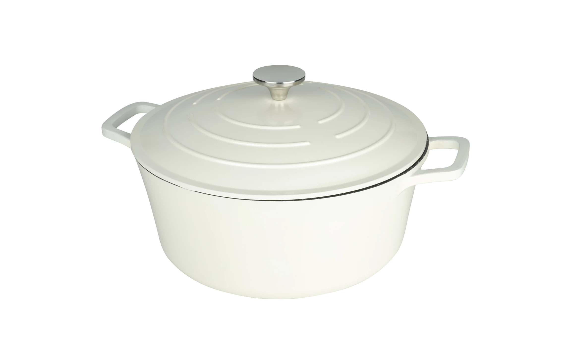 Commichef gryde, råhvid, alu/non-stick, 2,8 ltr., ø20 cm