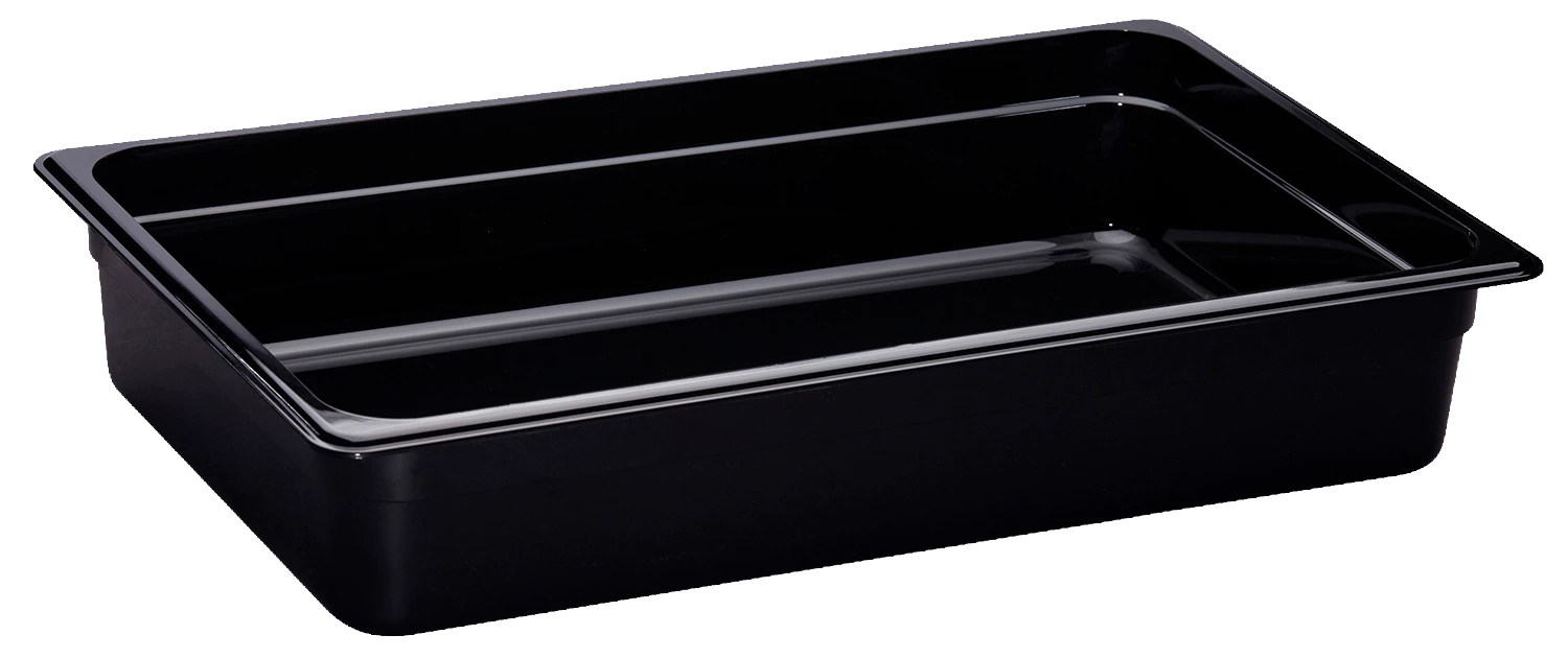 Cambro Camview kantine, sort, 13 ltr., 1/1 GN, H10 cm