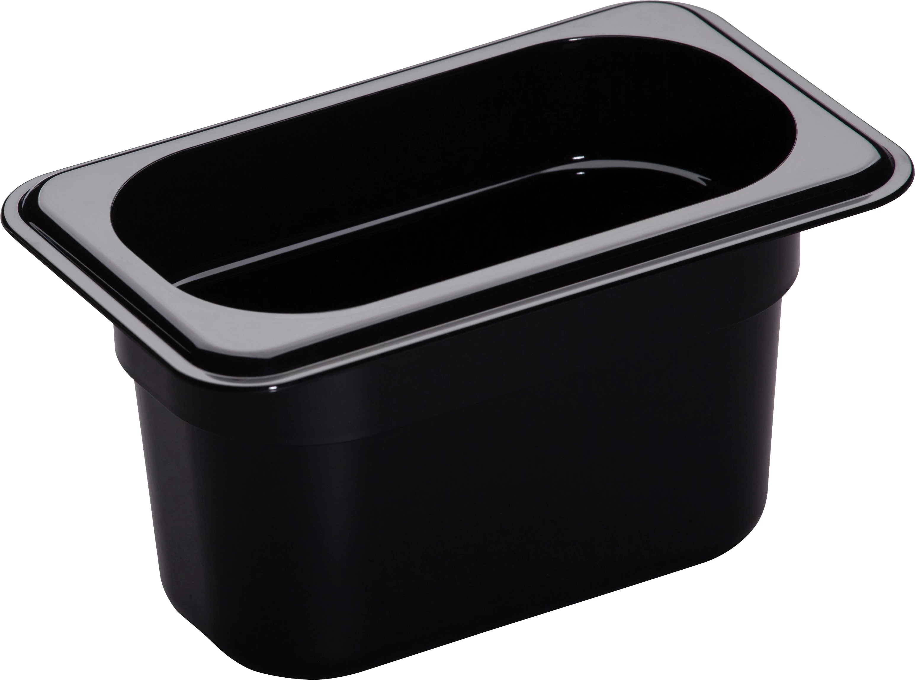Cambro Camview kantine, sort, 0,85 ltr., 1/9 GN, H 10cm