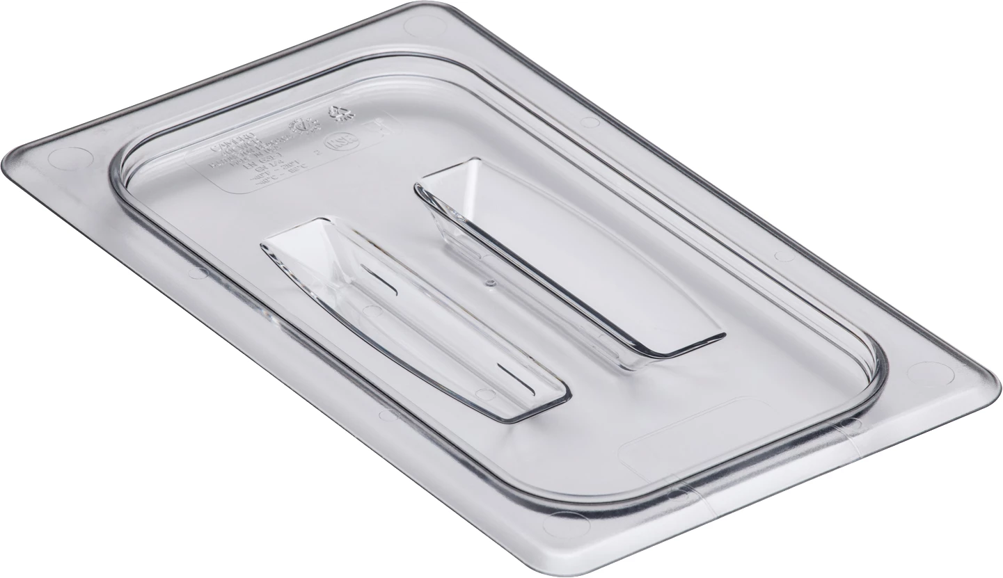 Cambro Camview låg med greb til 1/4 GN kantine, klar