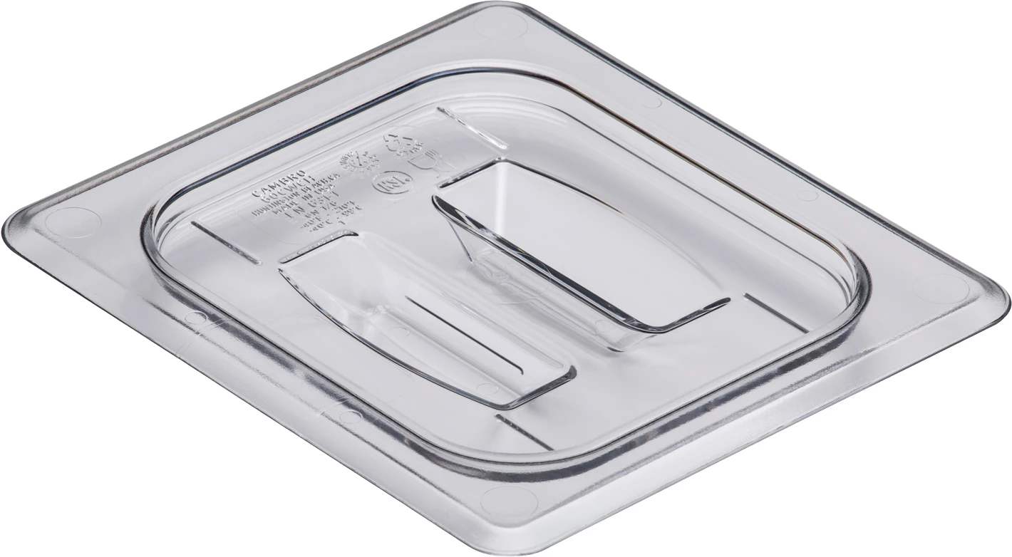 Cambro Camview låg med greb til 1/6 kantine, klar