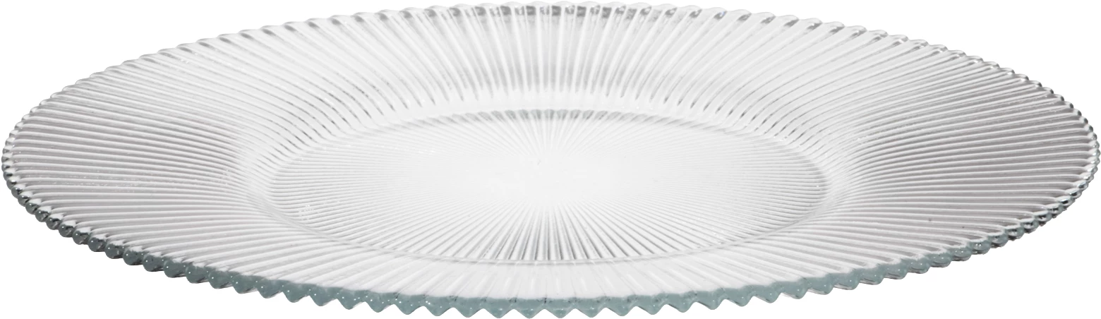 ArdaCam Aria flad tallerken med riller, 22,5 cm
