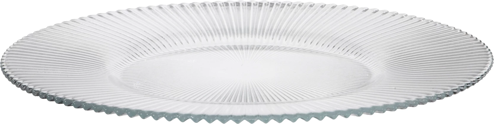 ArdaCam Aria flad tallerken med riller, 28 cm