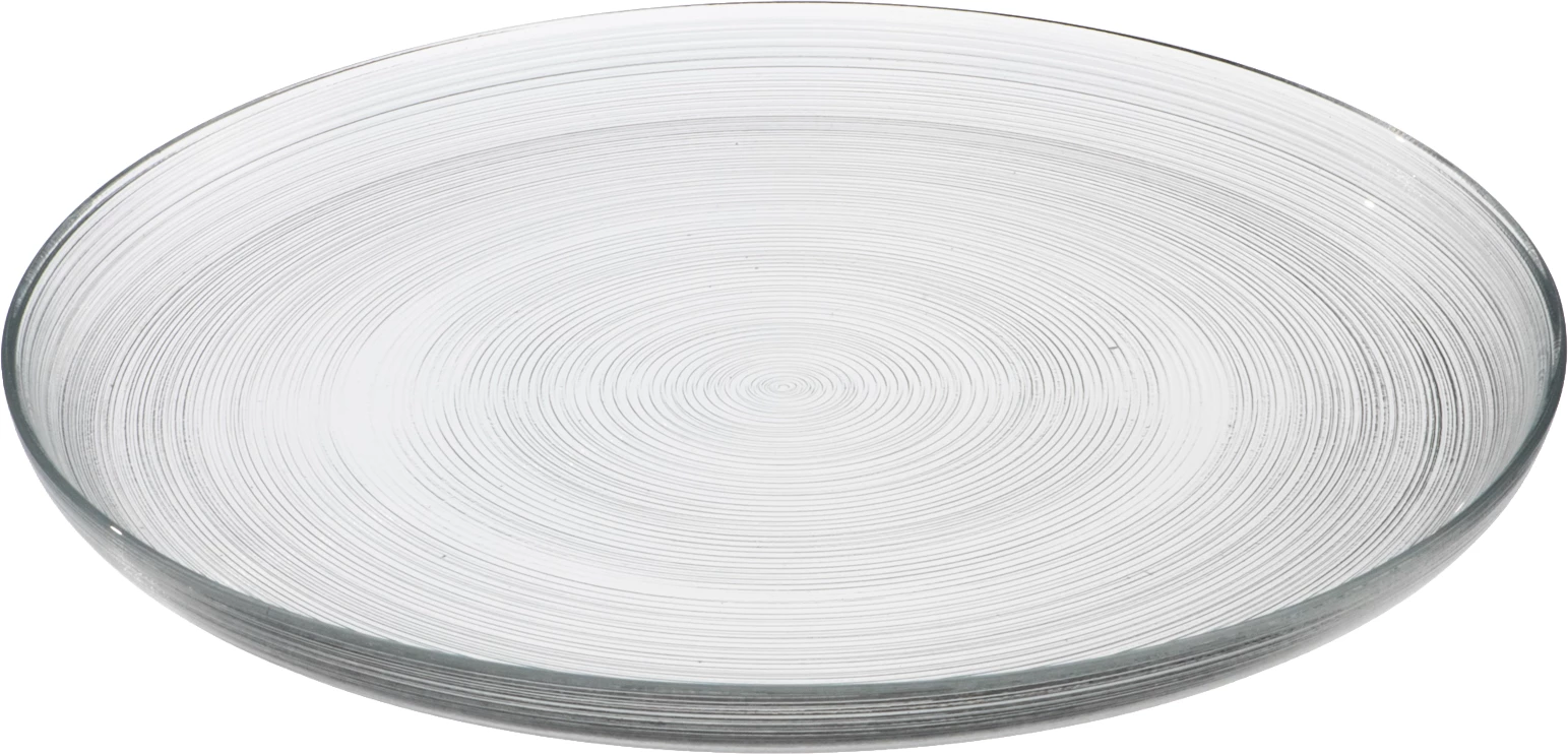 ArdaCam Circle flad tallerken uden fane, cirkelmønster, 28 cm