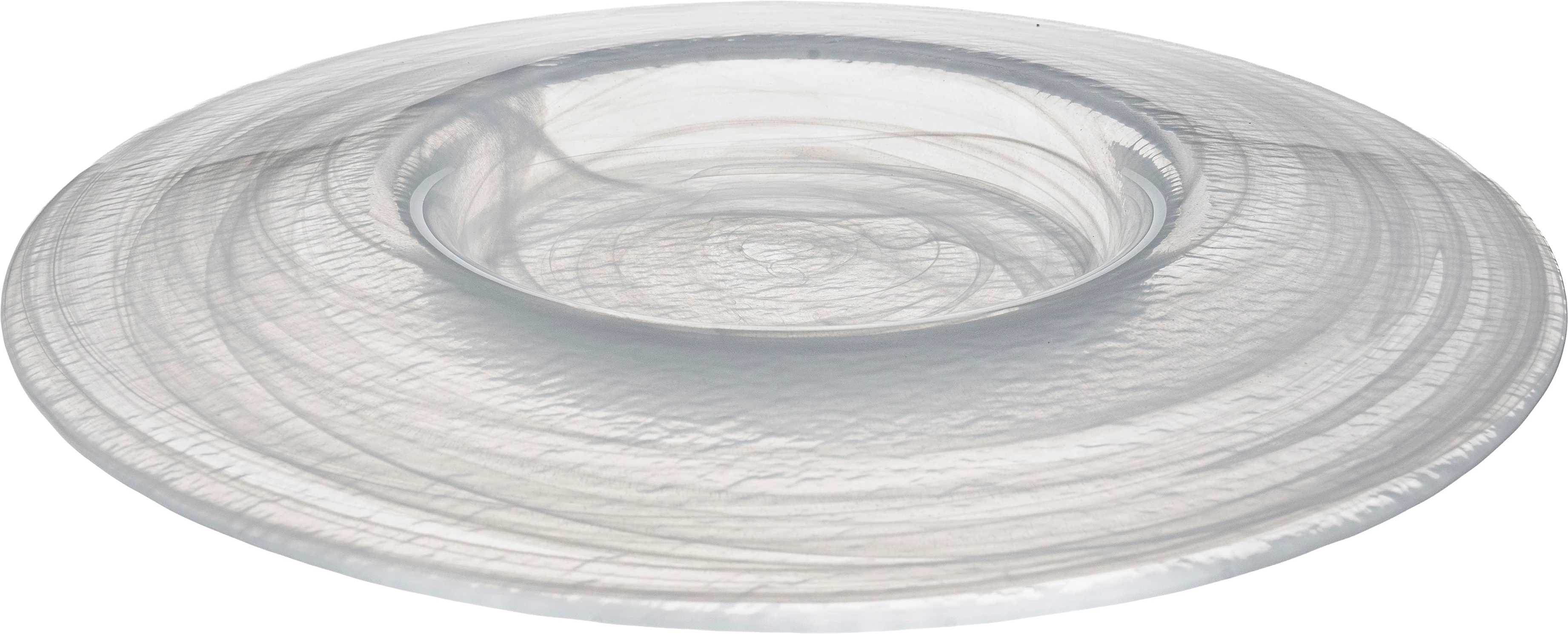 ArdaCam Estonia tallerken med bred fane, hvid, 28 cm
