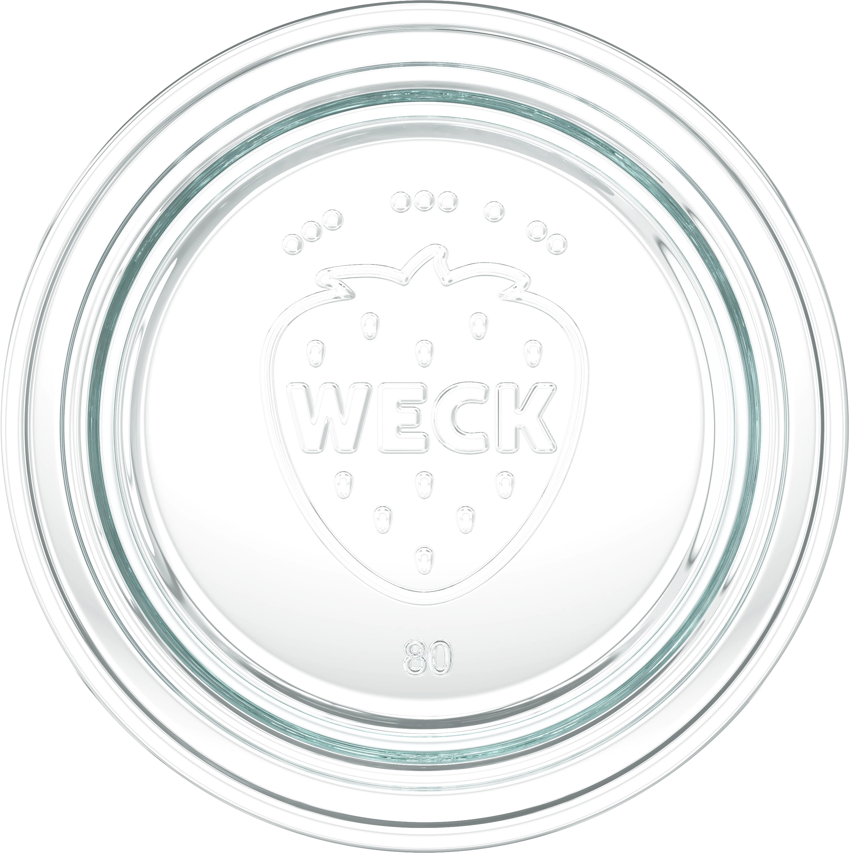 Weck låg til patentglas ø8 cm