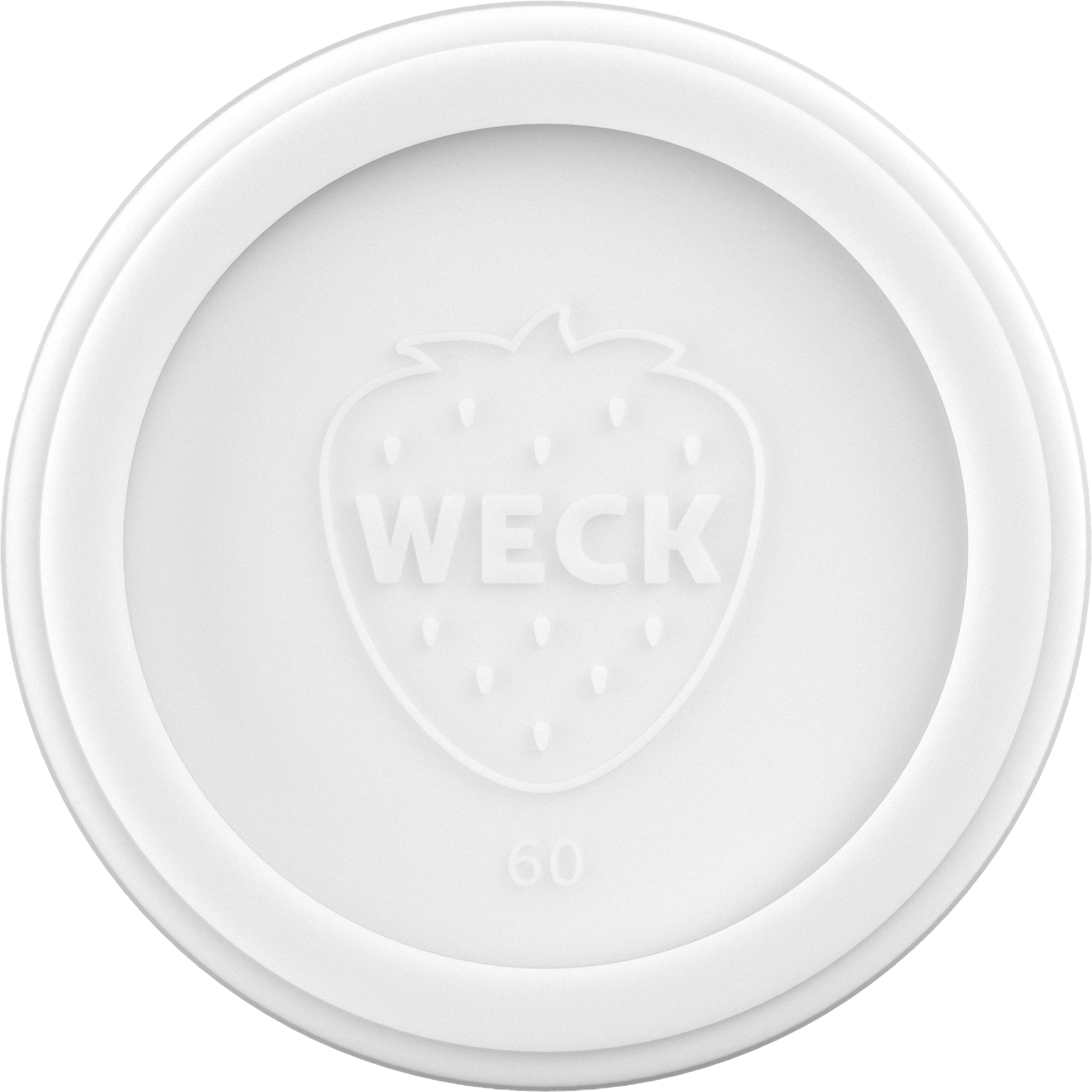 Weck plastlåg til patentglas ø6 cm (6 stk.)
