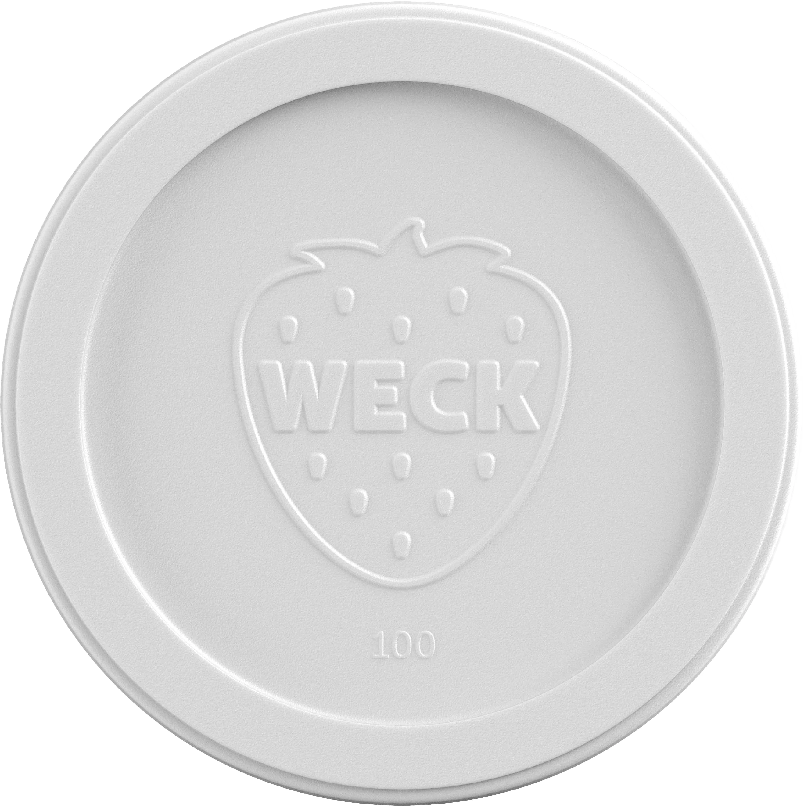 Weck plastlåg til patentglas ø10 cm (6 stk.)
