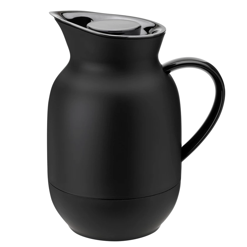 Stelton Amphora termokande, sort, 1 ltr., H24 cm