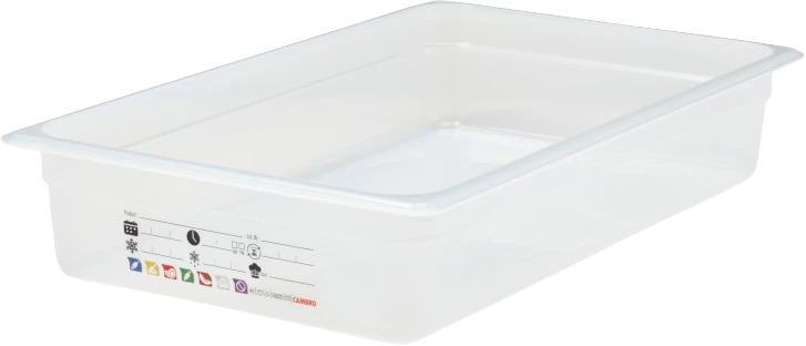 Cambro SafeTrak kantine, klar polypropylen, 13 ltr., 1/1 GN, H10 cm