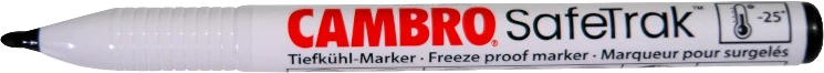 Cambro SafeTrak tusch til polypropylen-kantiner