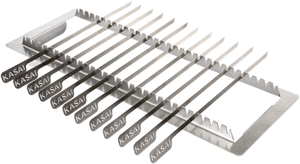 Kasai Konro spydstativ m/12 grillspyd til Yakitori Large