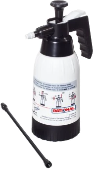 Rational spraypistol, med beholder