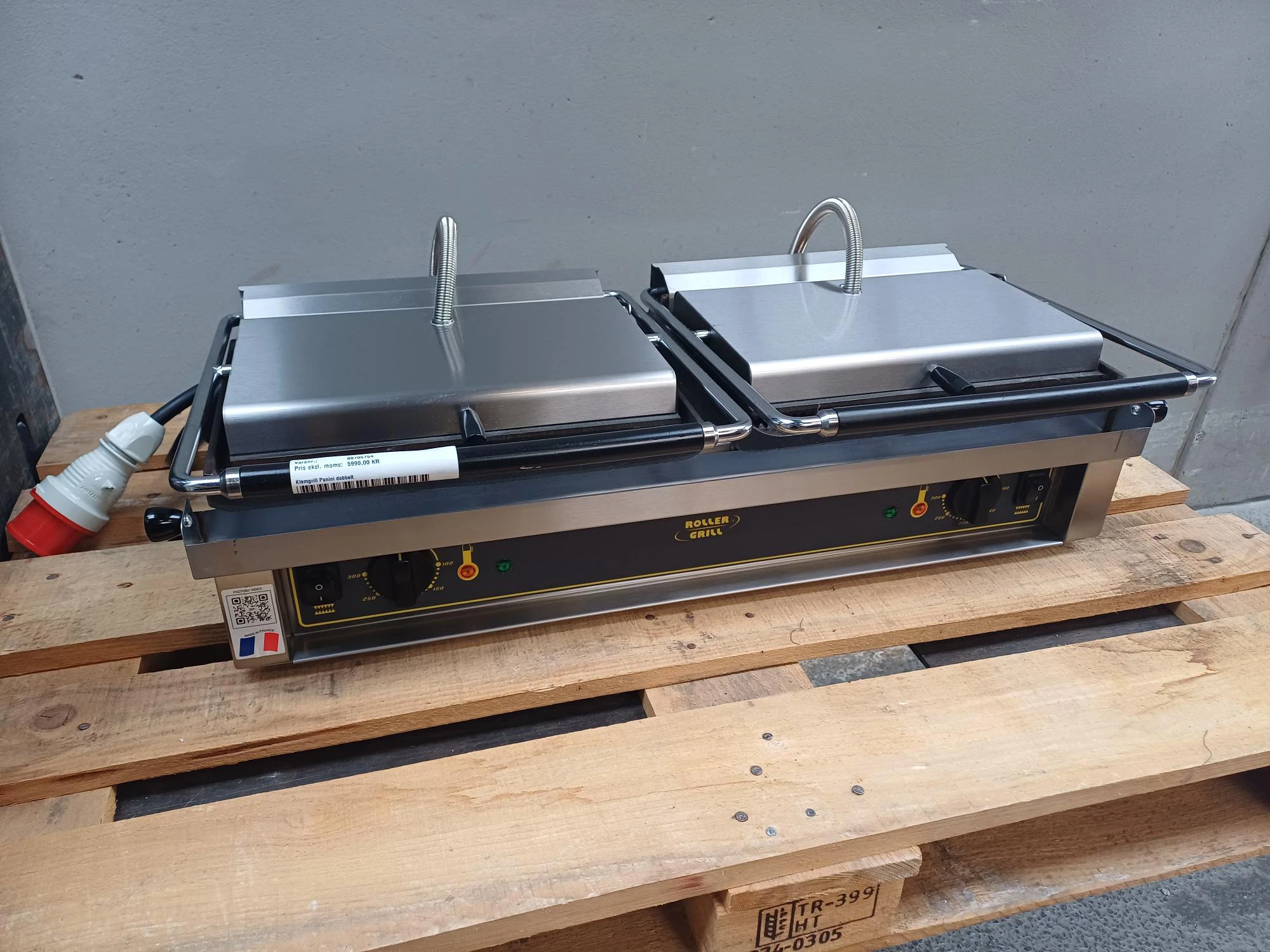 Roller Grill Klemgrill Panini dobbelt