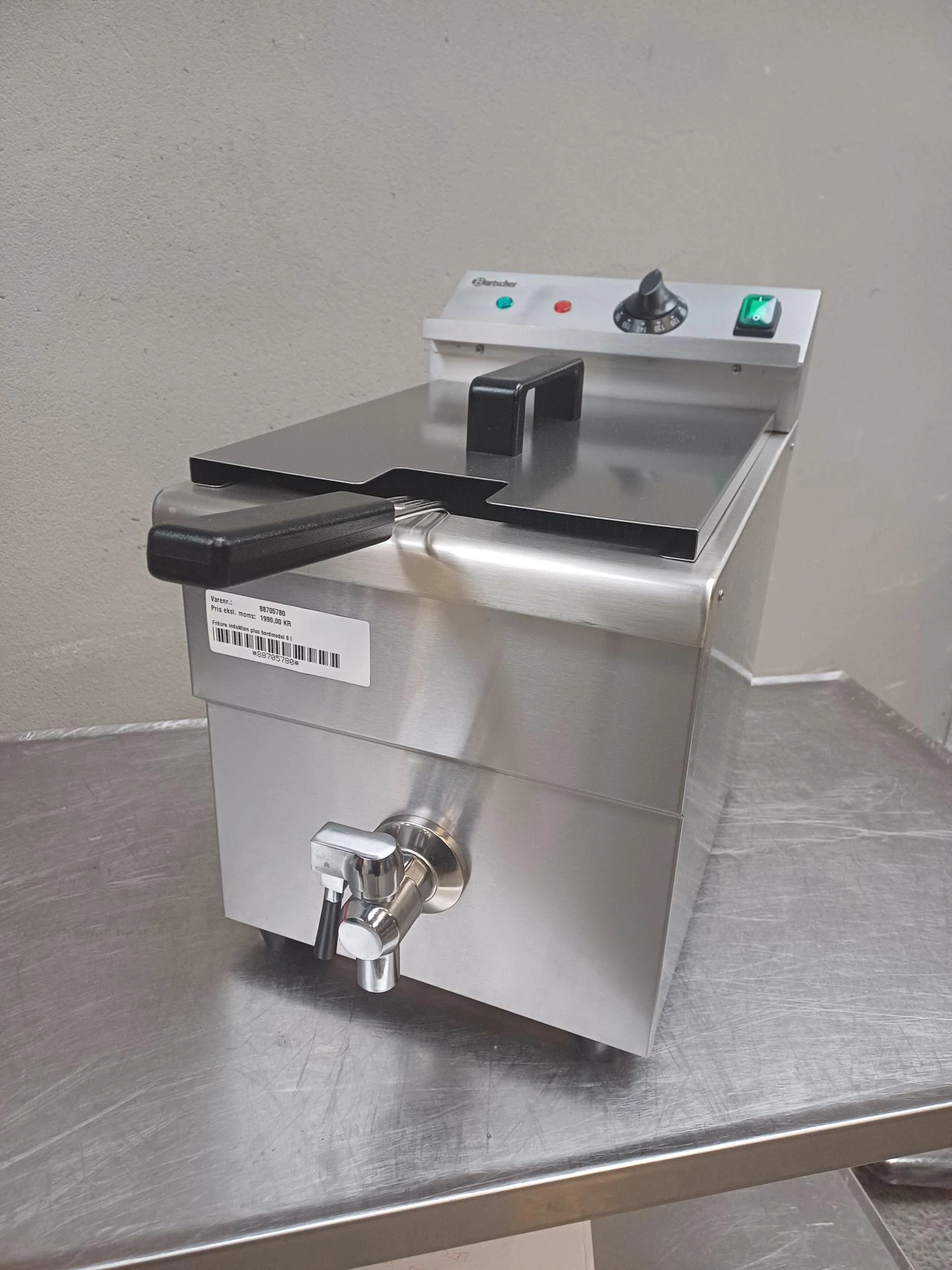 Bartscher Friture induktion plus bordmodel 8 l