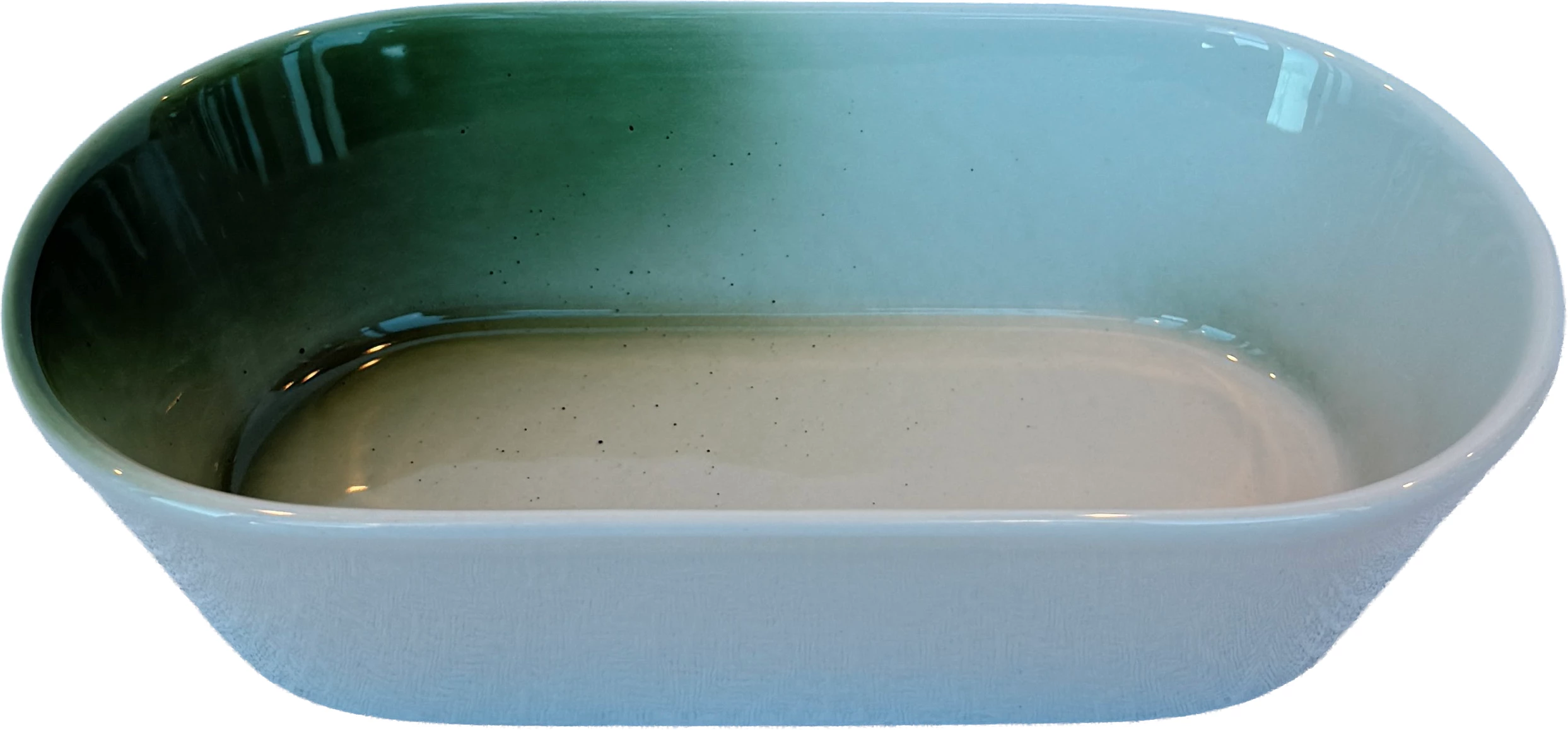 Figgjo Skygge Arena fad, grøn, 21 x 11,5 cm