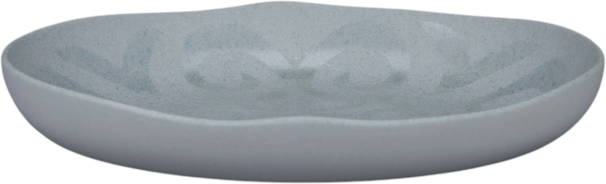 RAK Between Colored oval skål med mønster, grøn, 24 x 18 cm