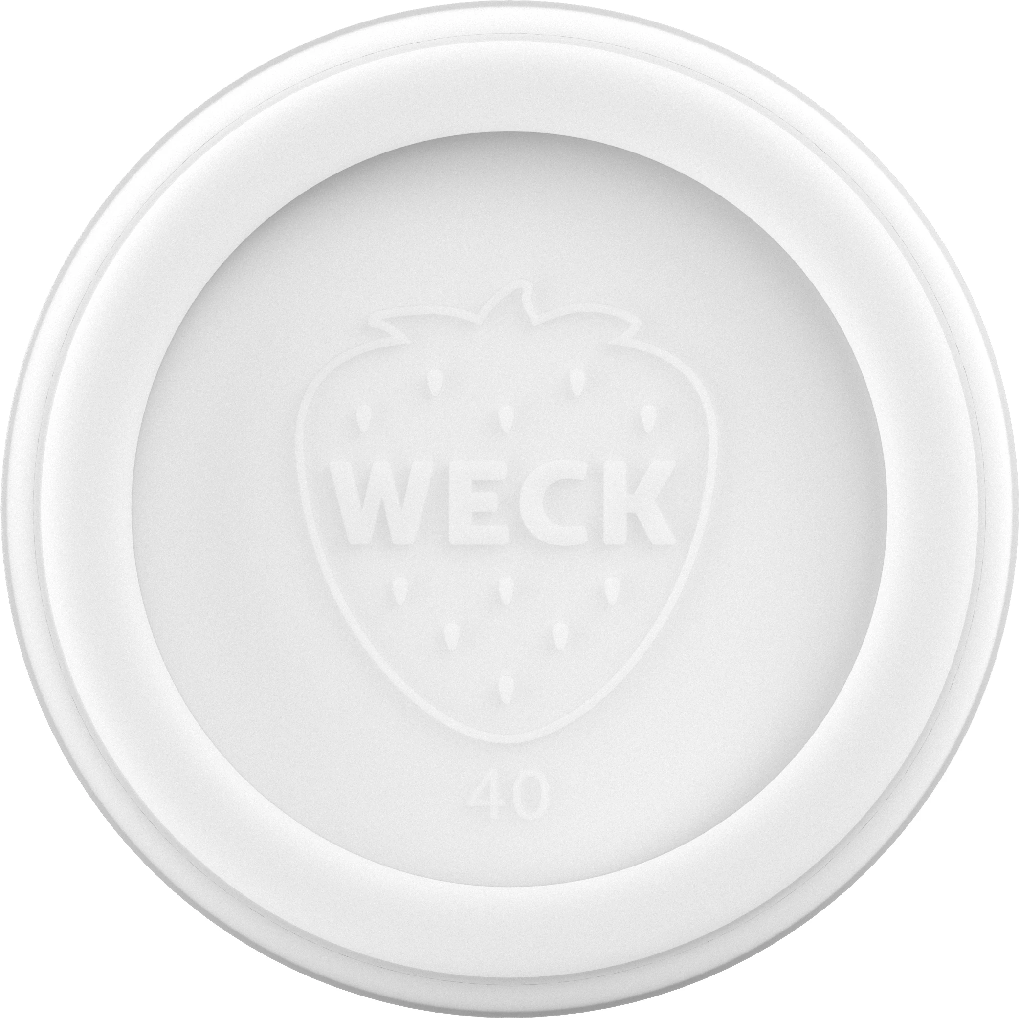 Weck plastlåg til patentglas ø4 cm (6 stk.)