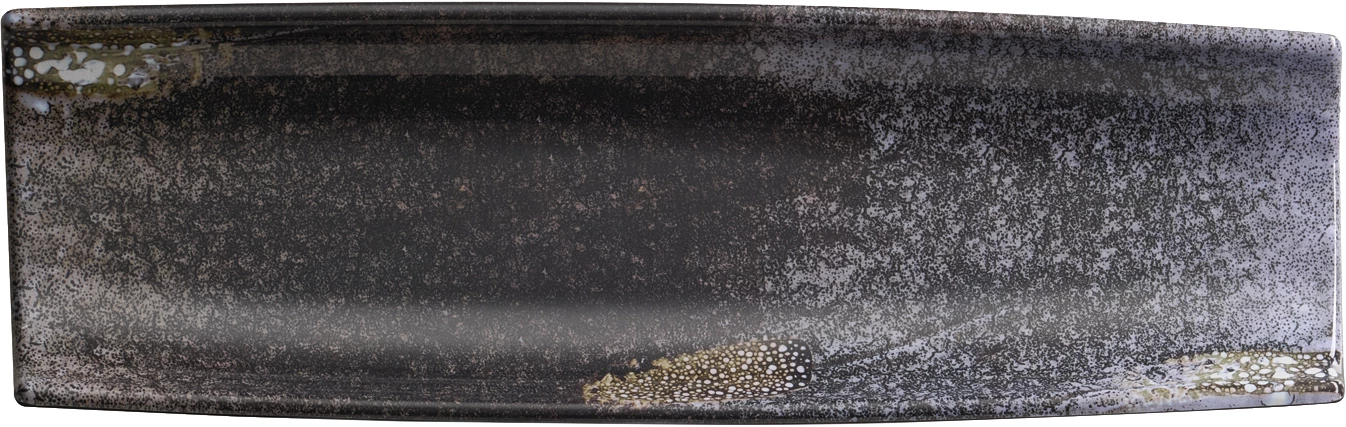 APS Umi rektangulært fad, grå melamin, 41 x 13 cm