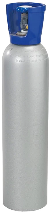 Friskvand CO2-flaske, aluminum, 3,75 kg