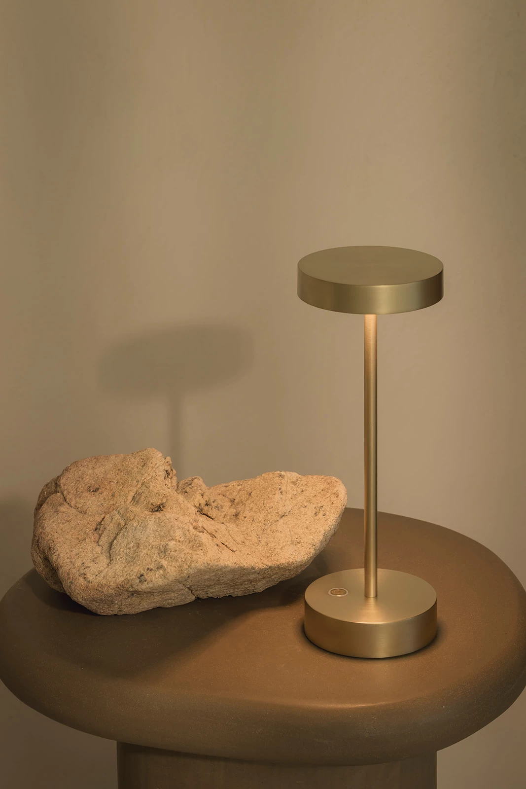 Qoozii Ibiza minilampe, guld, H24 cm