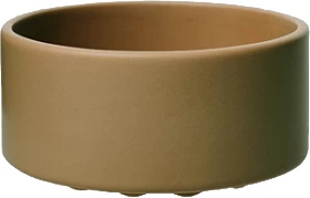 Lübech Living Wave skål, brun mat, ø12 cm, H5,5 cm