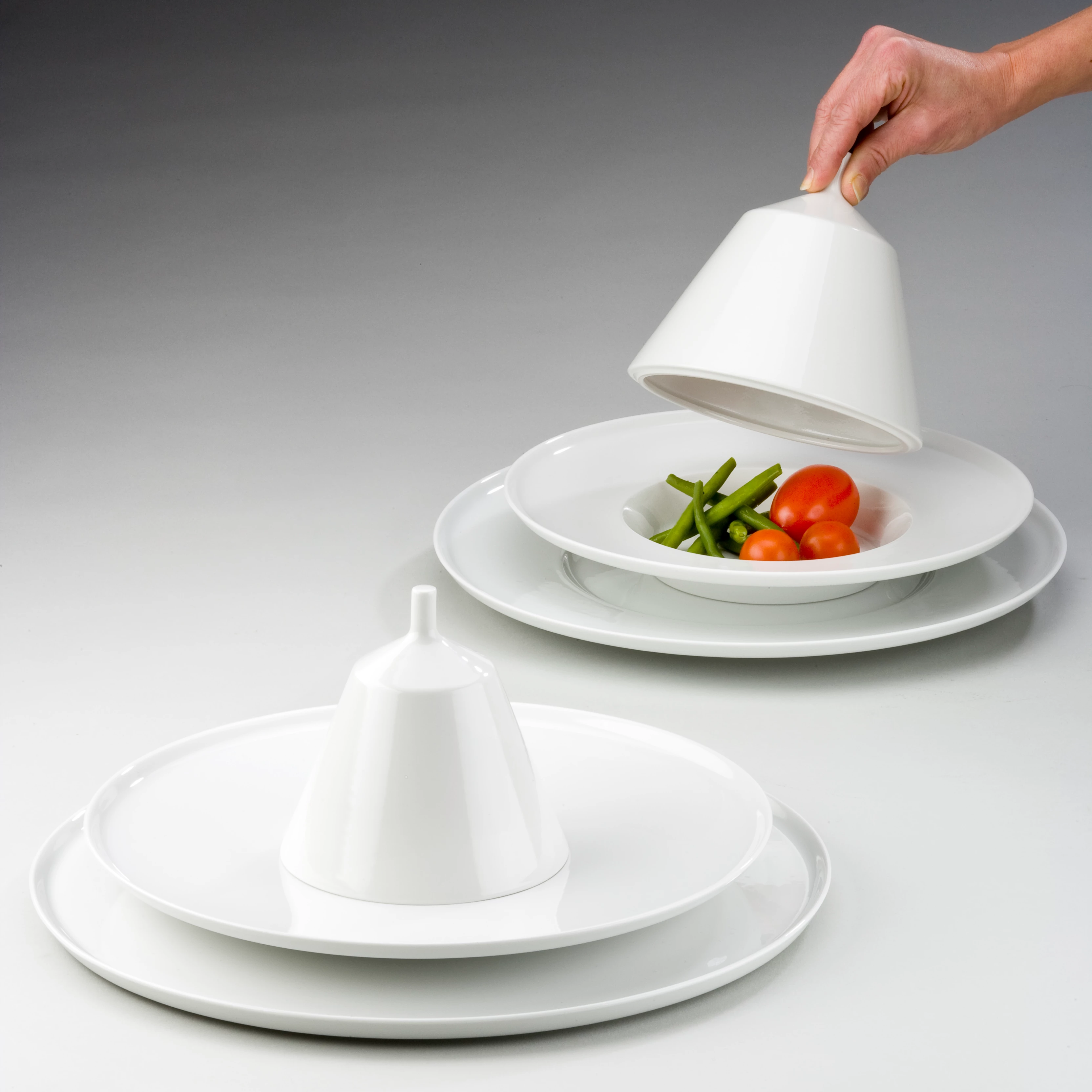 Figgjo Front Dining flad tallerken med bred fane, ø30 cm