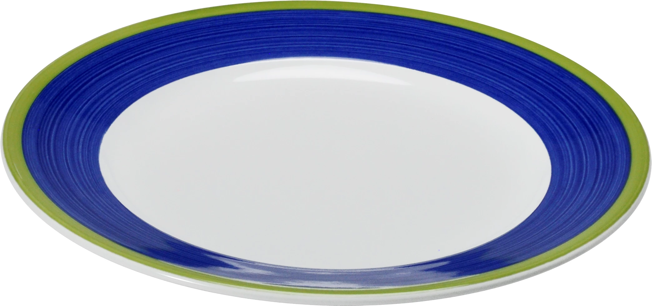 Figgjo Capri flad tallerken, blå, ø21 cm