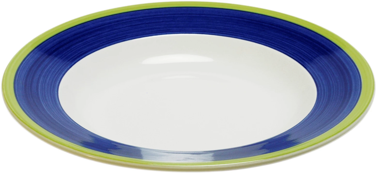 Figgjo Capri tallerken, dyb, blå, ø21 cm