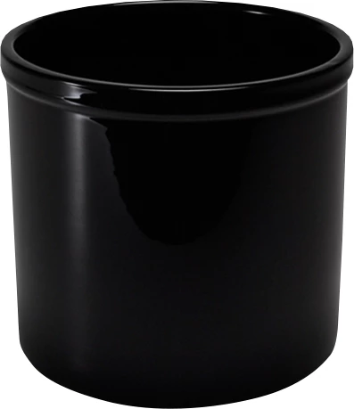 Figgjo krukke, cylinder, sort, 50 cl