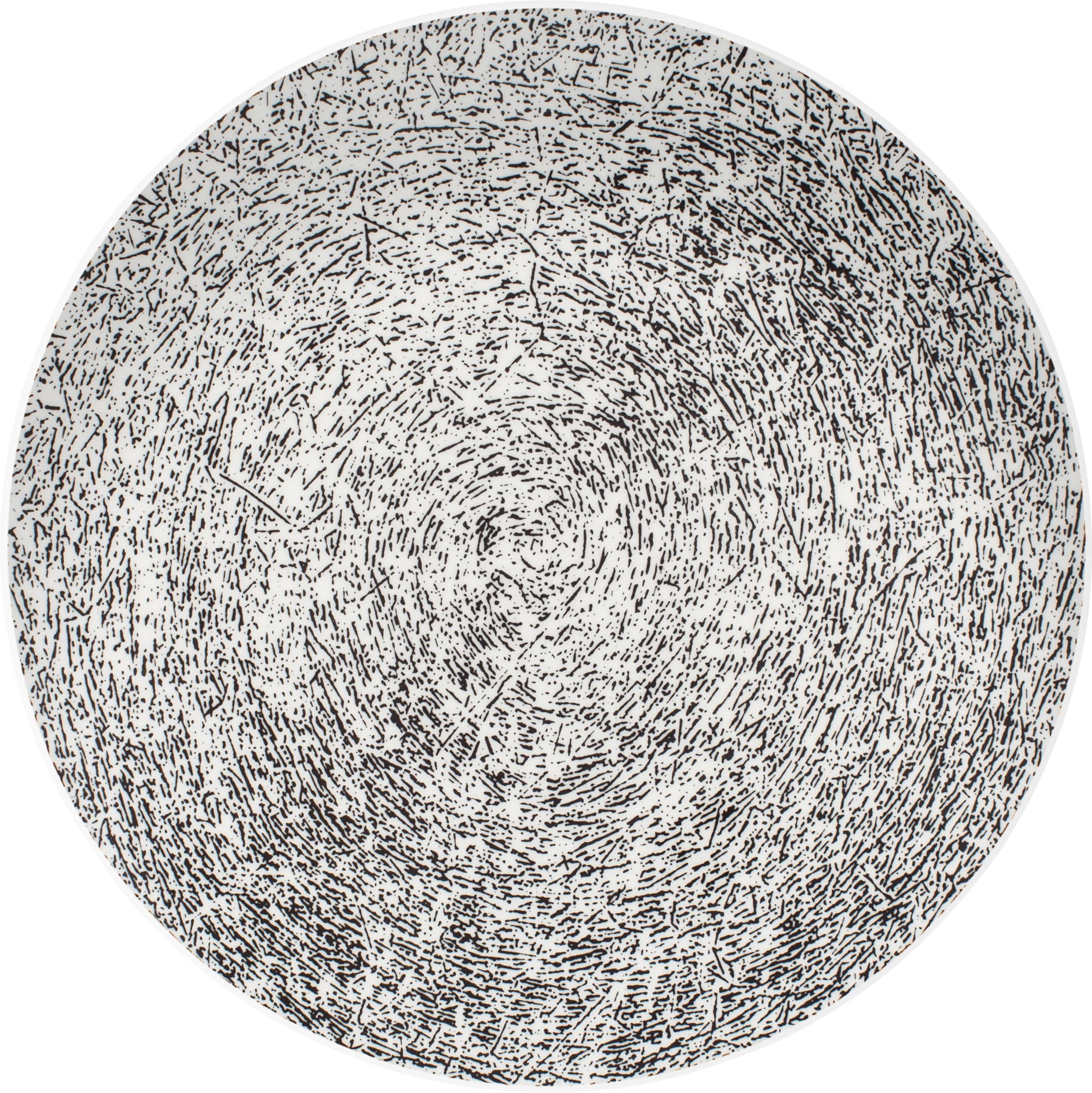 Figgjo Verde tallerken uden fane, sort Gras ø27 cm