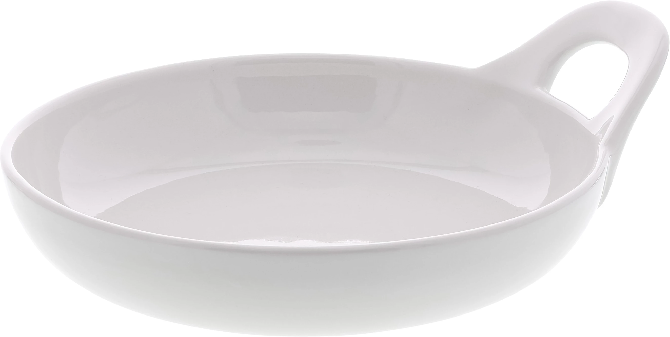Figgjo Base tallerken med håndtag uden fane, flad, ø20 cm